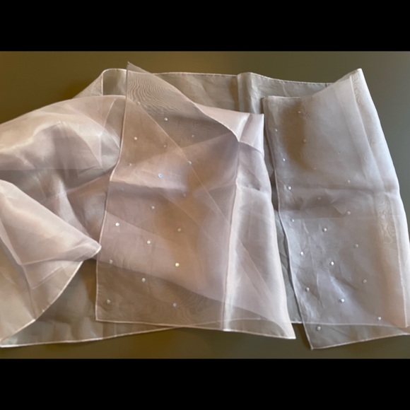 Ever Beauty Petite top and skirt with matching shawl and Ann Taylor purse - Picture 7 of 9